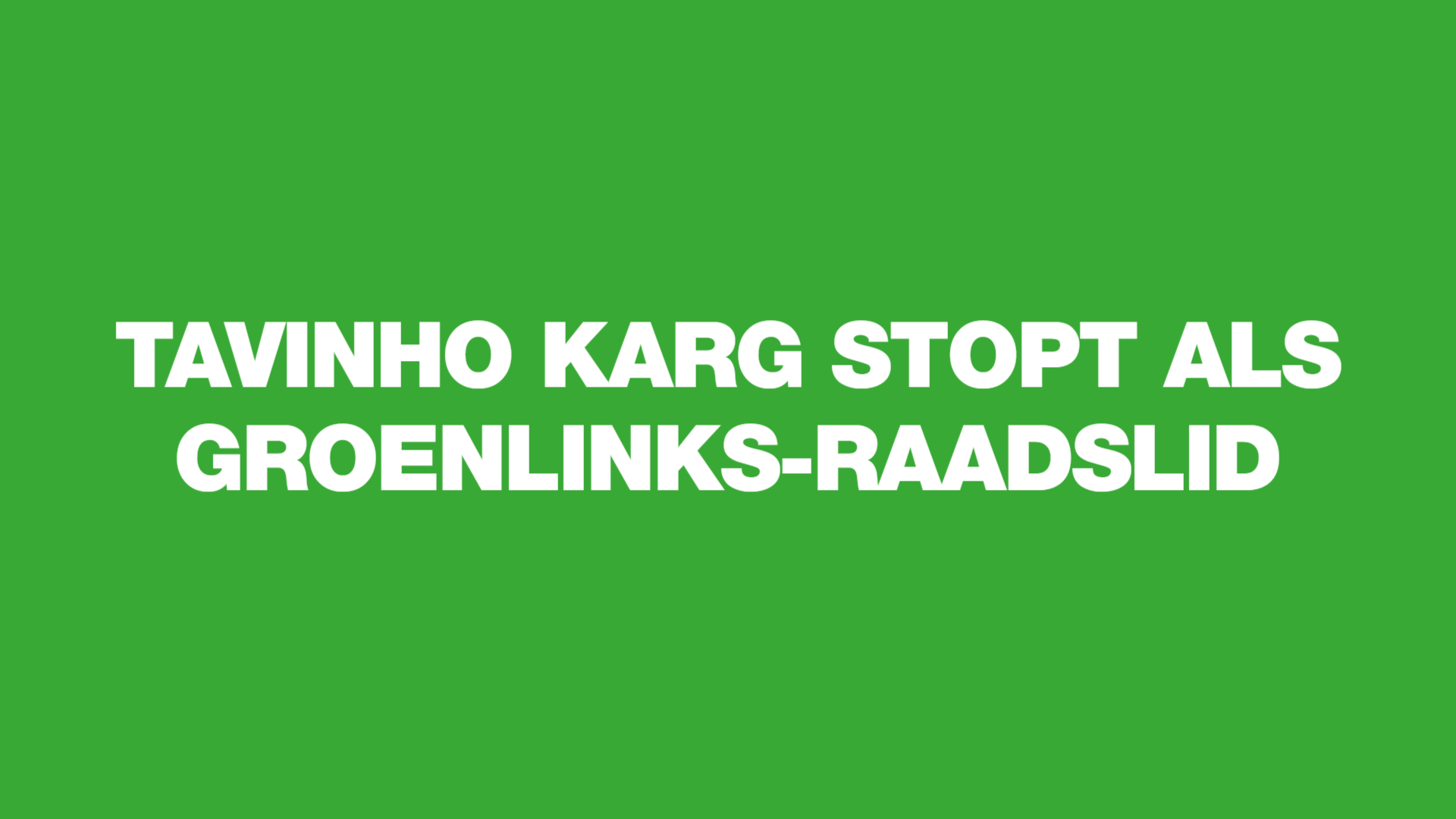 Tavinho stopt